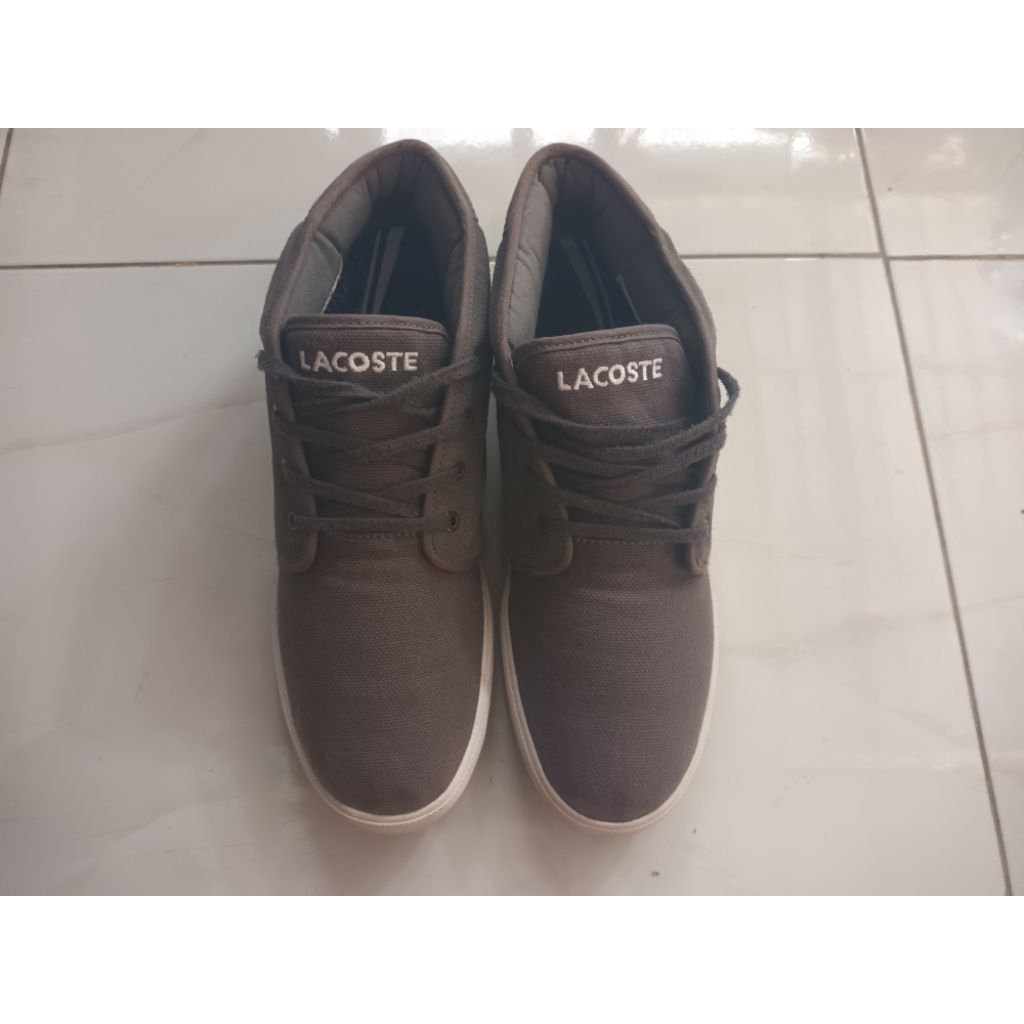 Sepatu Second Lacoste Ampthill TBC SPM Size 44 made in Thailand