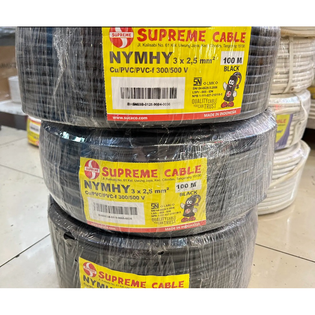 kabel NYMHY 3x2.5 mm supreme kabel serabut