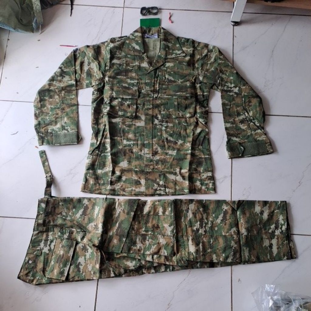 BAJU PDL TERBARU LORENG TNI ORI JATAH 2025 GREN SAGE.