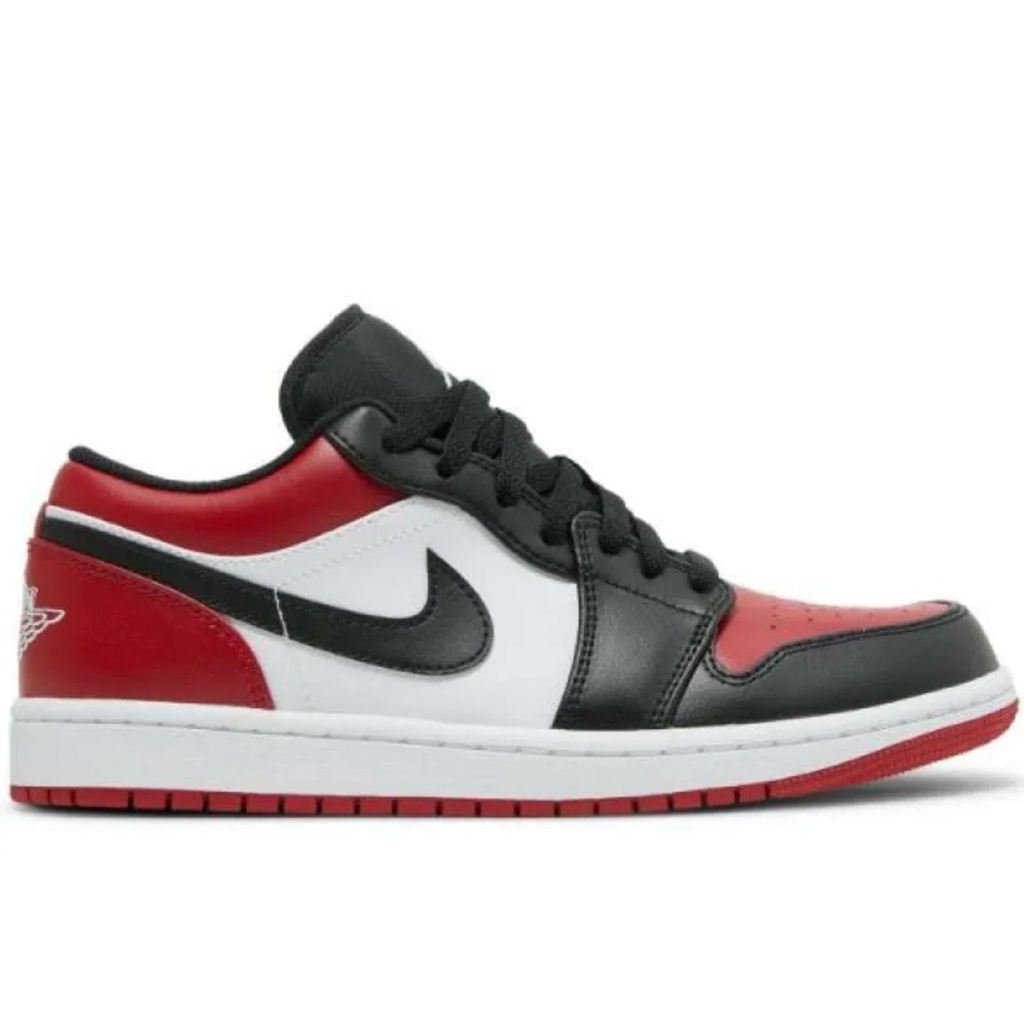 PRELOVED NIKE AIR JORDAN 1 LOW ‘BLACK RED TOE’