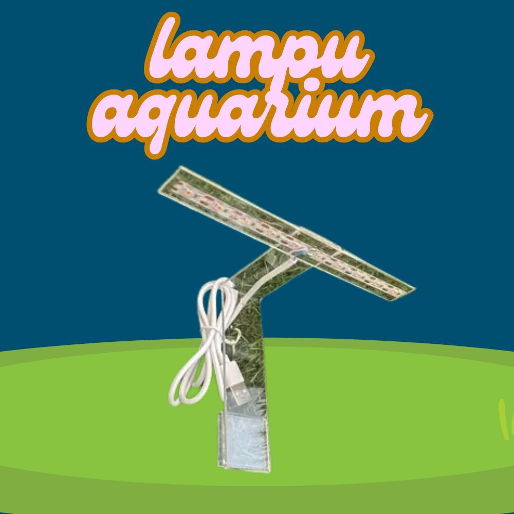 Aksesoris Lampu Aquarium Estetik Pencahayaan Ikan Hias