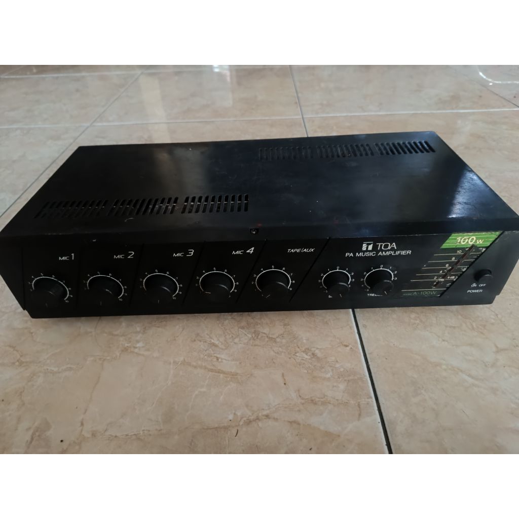 AMPLI TOA 100 WATT  BEKAS OKE