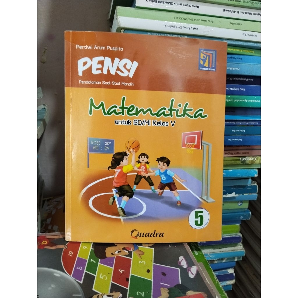 buku pensi matematika, pensi ipas,pensi bahasa Indonesia 5a, pensi bahasa Indonesia 5b, pensi ppkn/p