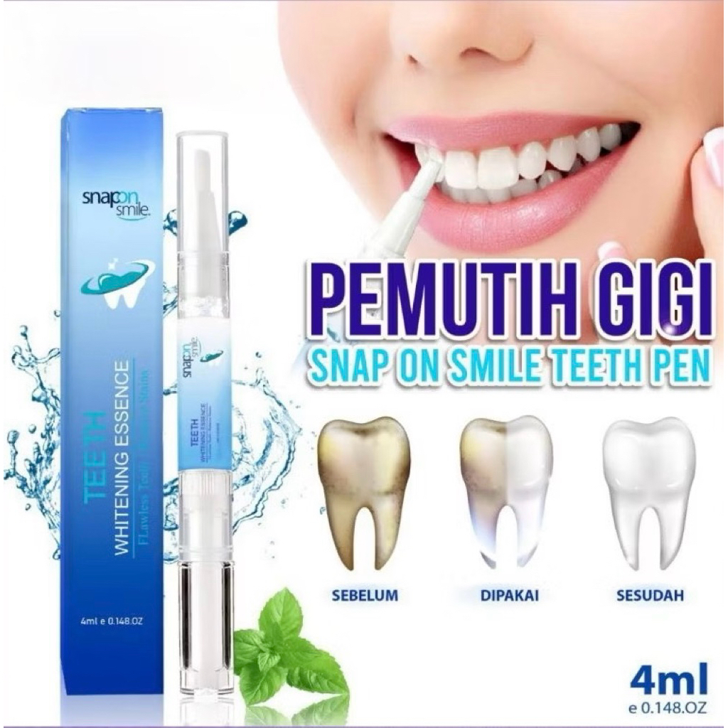 Pen Pemutih Gigi Instan Permanen Ampuh