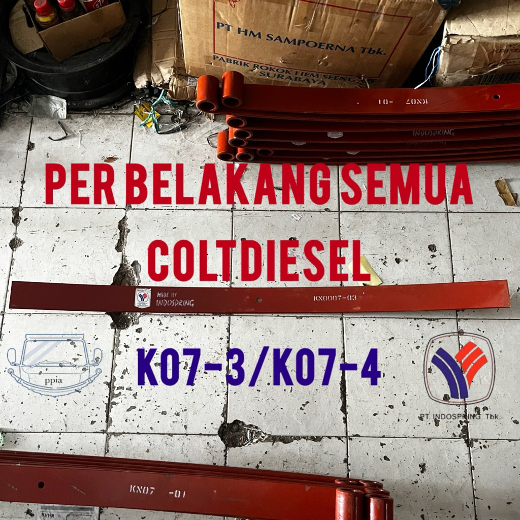 per belakang canter nomor 3 / per belakang canter nomor 4 / K07 - 03 merk Indospring / per belakang 