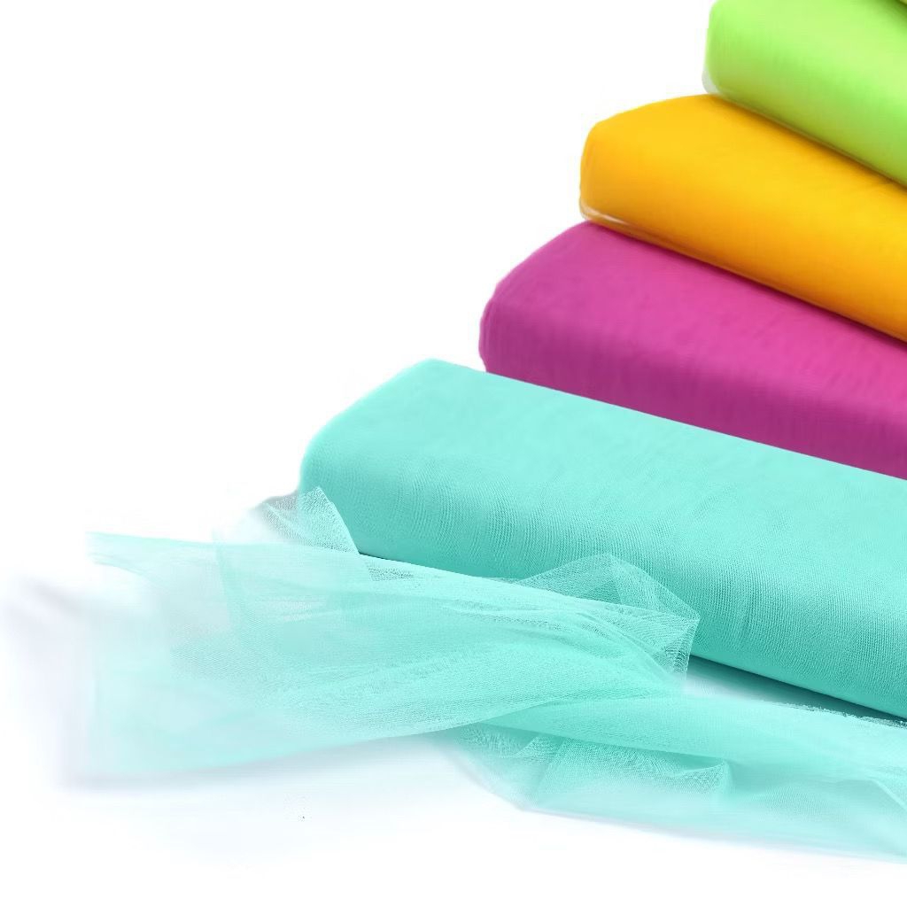 Kain Tile Kaku Souvenir Tile Bungkus Hampers Tulle Dekorasi Tule Kaku 1 Meter