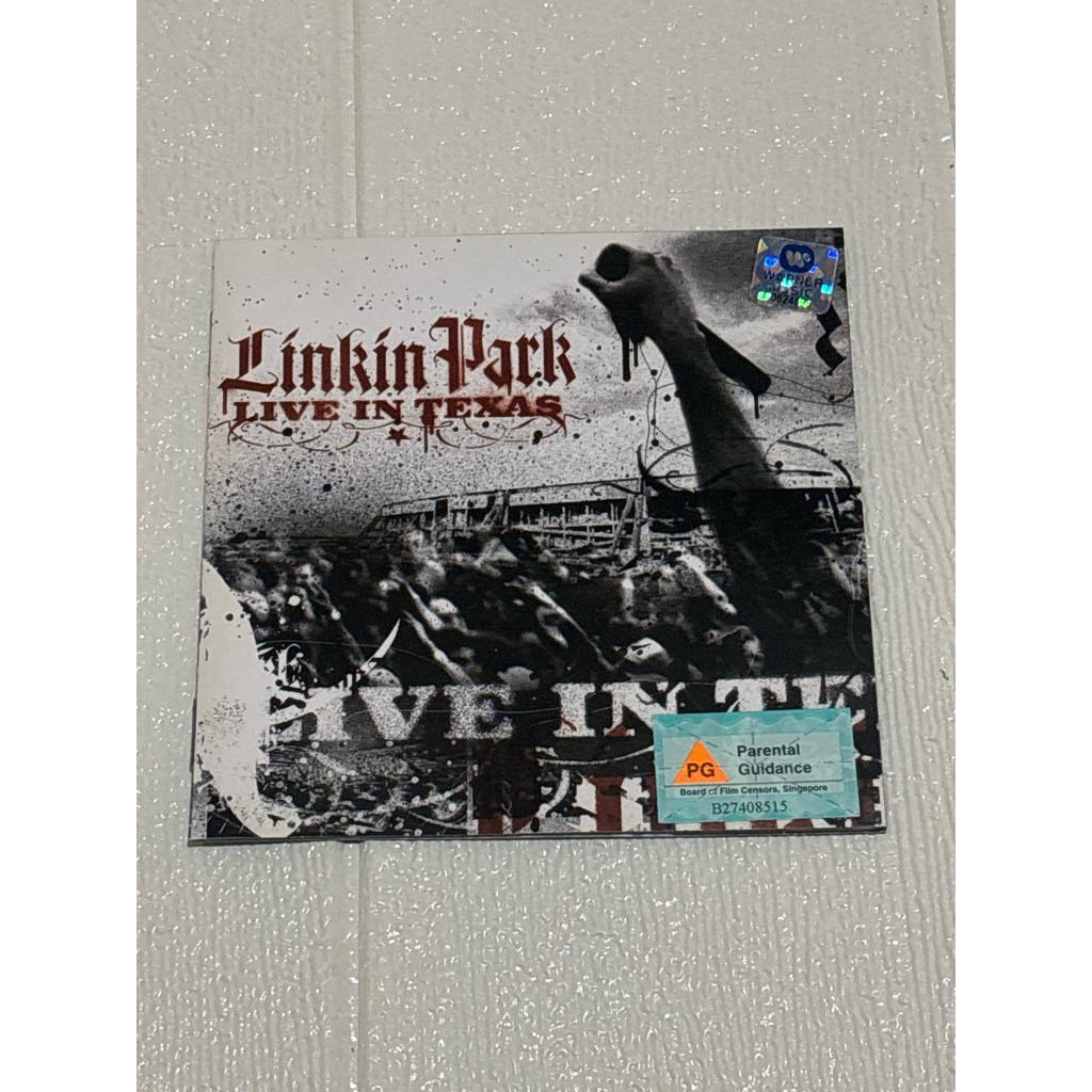 CD DVD ALBUM LINKIN PARK LIVE IN TEXAS ORIGINAL IMPORT SINGAPORE