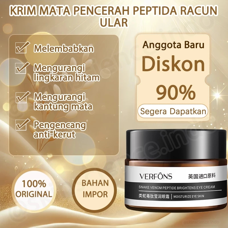 Racun Ular Peptida Eye Cream Menghilangkan Kantung Mata dan Mata Panda Lifting