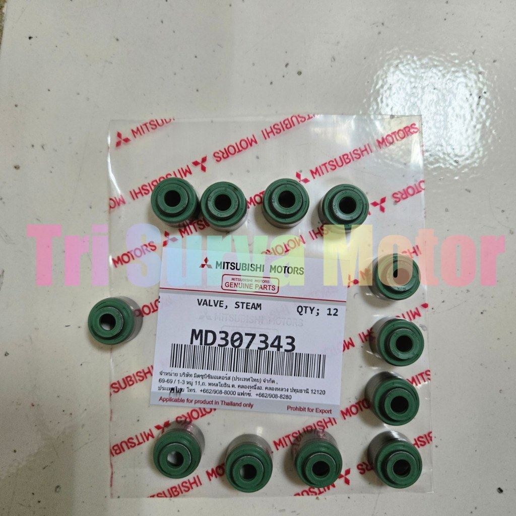 Oil Seal Valve Steam Sil Topi Klep MItsubishi Colt T120ss Injeksi/Karbu 1set isi 12pcs