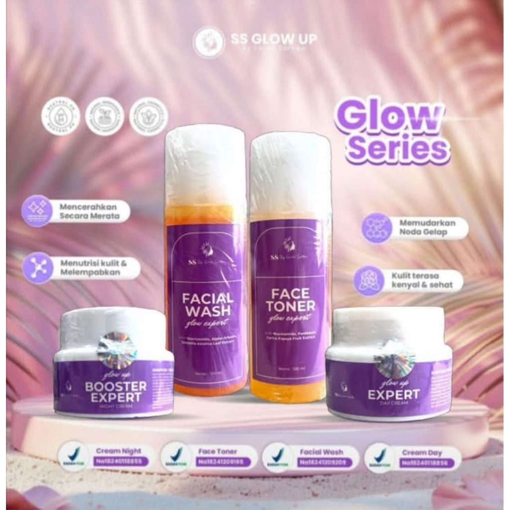 Paket glow expert ss glow up by Sarah Sartika untuk mengglowingkan