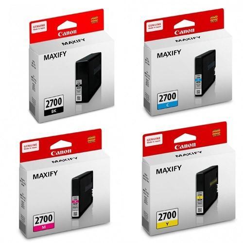 Tinta Original Canon 2700 Cyan PGI-2700C - Tinta Canon MAXIFY iB4170 MB5170 MB5470