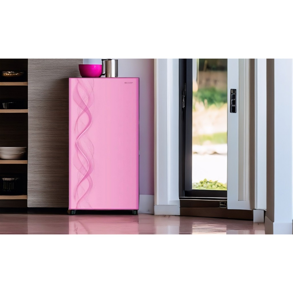 (unit eksdisplay)SHARP KULKAS 1 PINTU SJ-N162D (AP) KAPASITAS 133 LITER