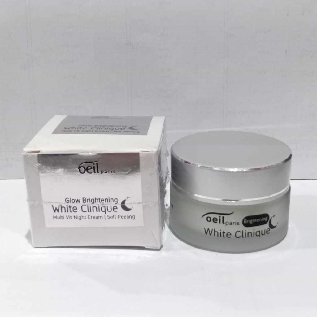 TRISIA OEIL PARIS WHITE CLINIQUE NIGHT CREAM 20g