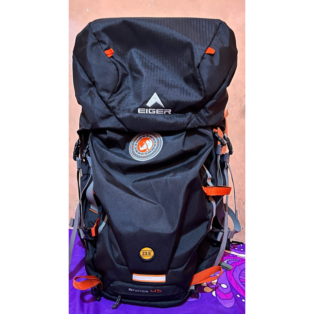 Eiger Rhinos 45L – Tas Carrier Gunung (Second Like New)