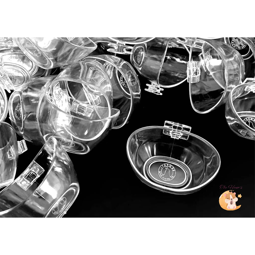 (The Ham's) Cepuk Perahu No 2 Cepuk Anti Tumpah Wadah Tempat Pakan Makanan Minum Burung Murai Kacer