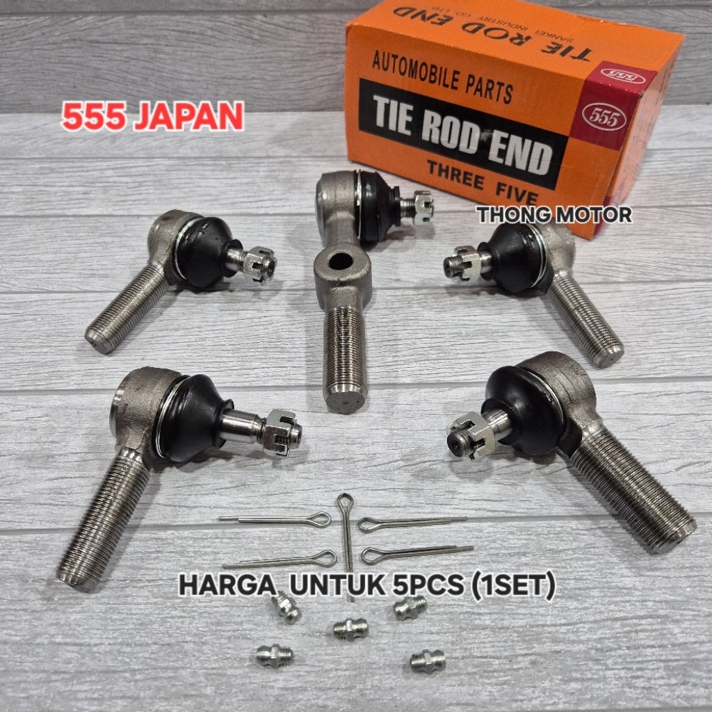 TIE ROD END 555 JAPAN HARTOP 1F 2F FJ40 FJ45 BJ40 HARDTOP 1SET TIRUD TIROD TIEROD 555 JAPAN