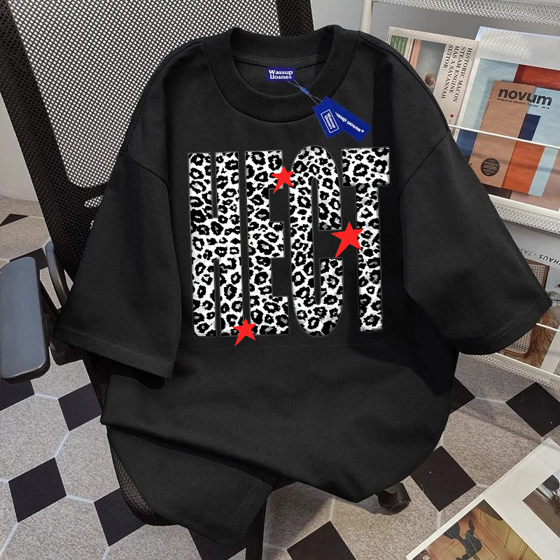 Kaos Fashion Unisex Leopard HECT Cotton Combed /Kaos Lengan Pendek Pria/Kaos Pria Distro/