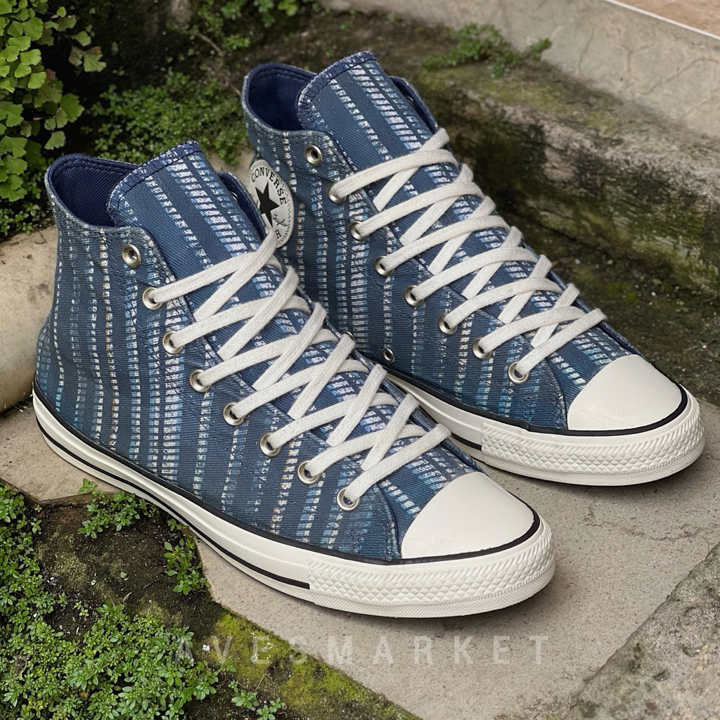 Converse CT Hi Summer Stripes Navy