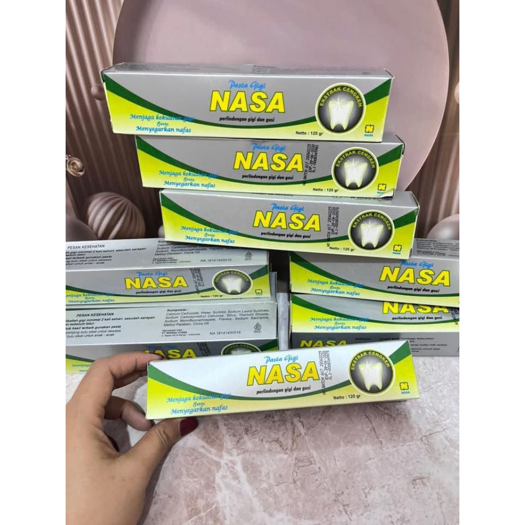 Odol NASA  Pasta Gigi Herbal Whitening Original 100%  garansi asli PGN NASA