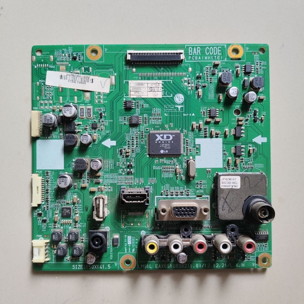 Mesin MB Motherboard Monitor TV LED LG 22 Inch tipe 22MA33A cabutan Mesin Normal siap rakit normal t