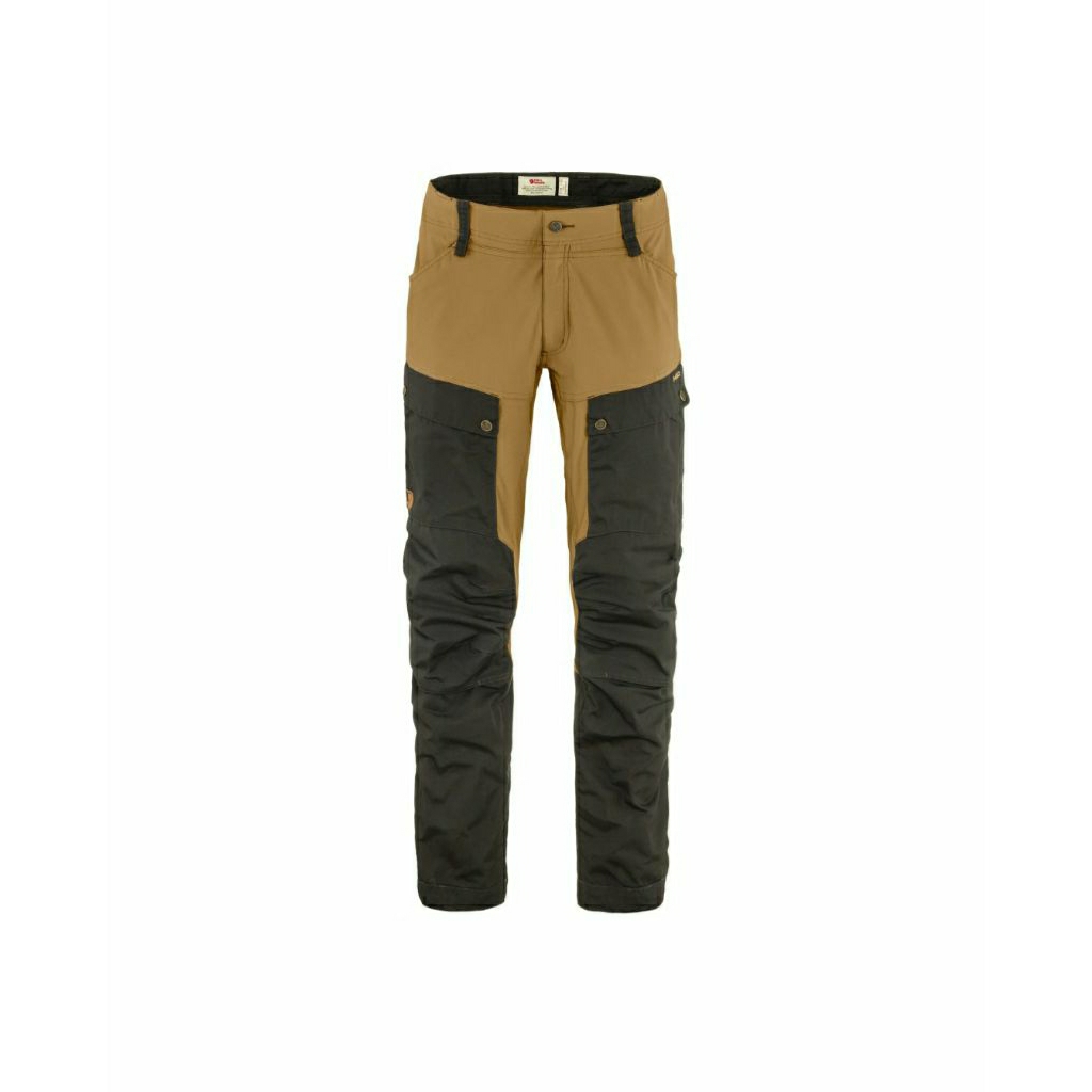 FJALLRAVEN KEB TROUSERS MEN'S DARK GREY BROWN CELANA PANJANG PRIA HIKING TREKKING TRAVELING ORIGINAL