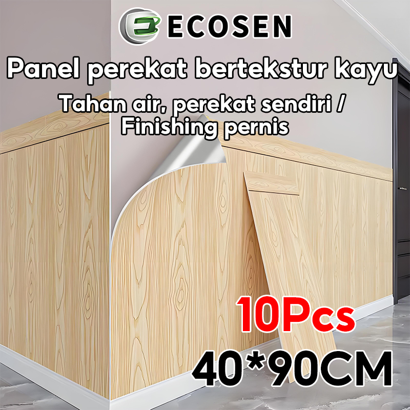 ECOSEN Sticker Dinding Vinyl 40 x 90 cm | Stiker Lemari Cabinet Marbel Granit | Wallpaper Lantai Vin