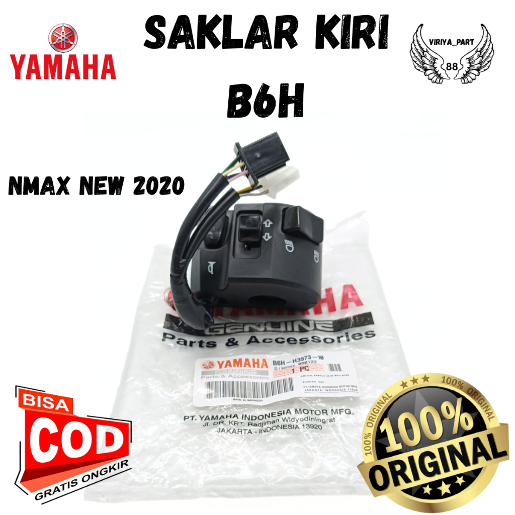 ASLI ORIGINAL SAKLAR KIRI YAMAHA YGP B6H NMAX NEW 2020