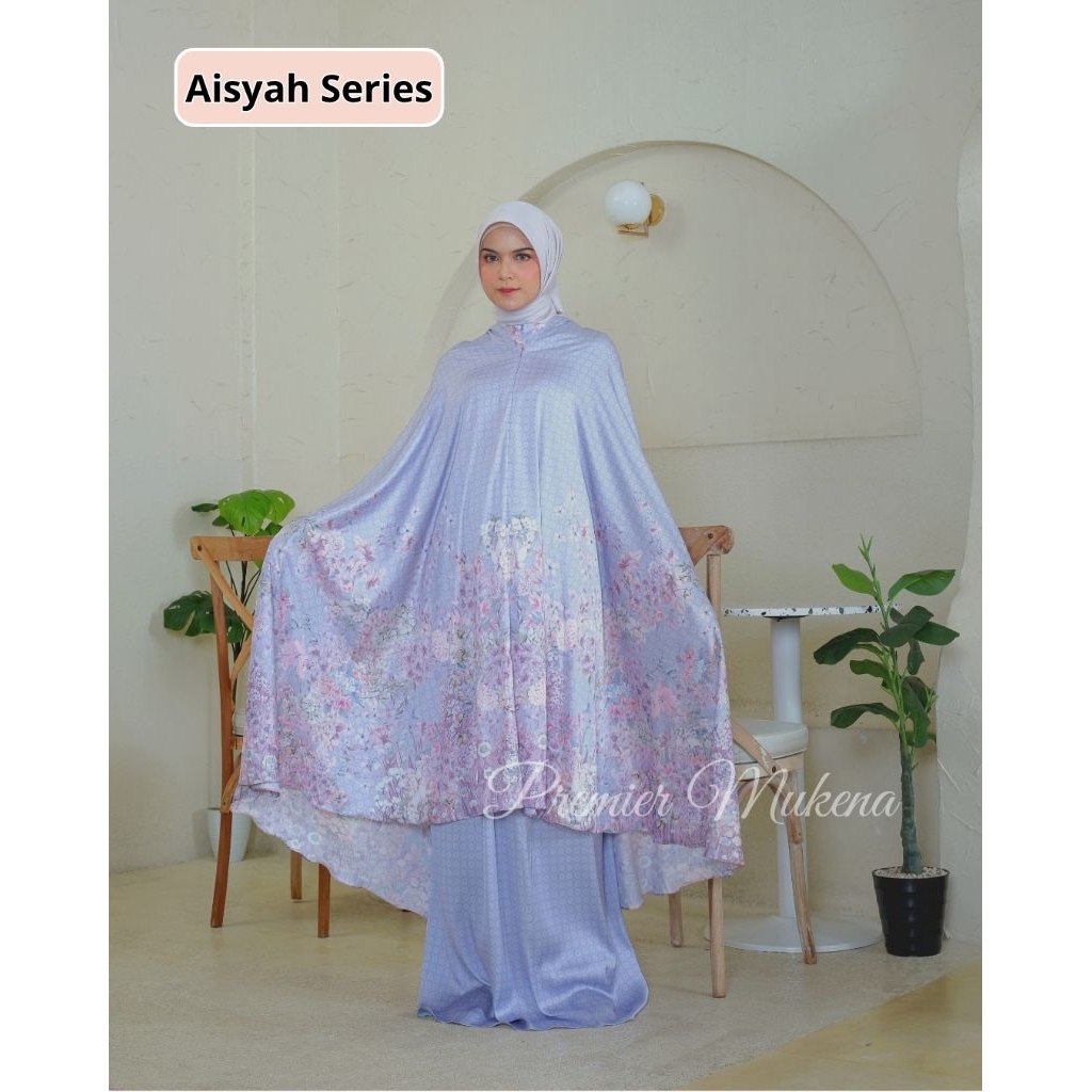 Premier Mukena - Aisyah Series - Grey