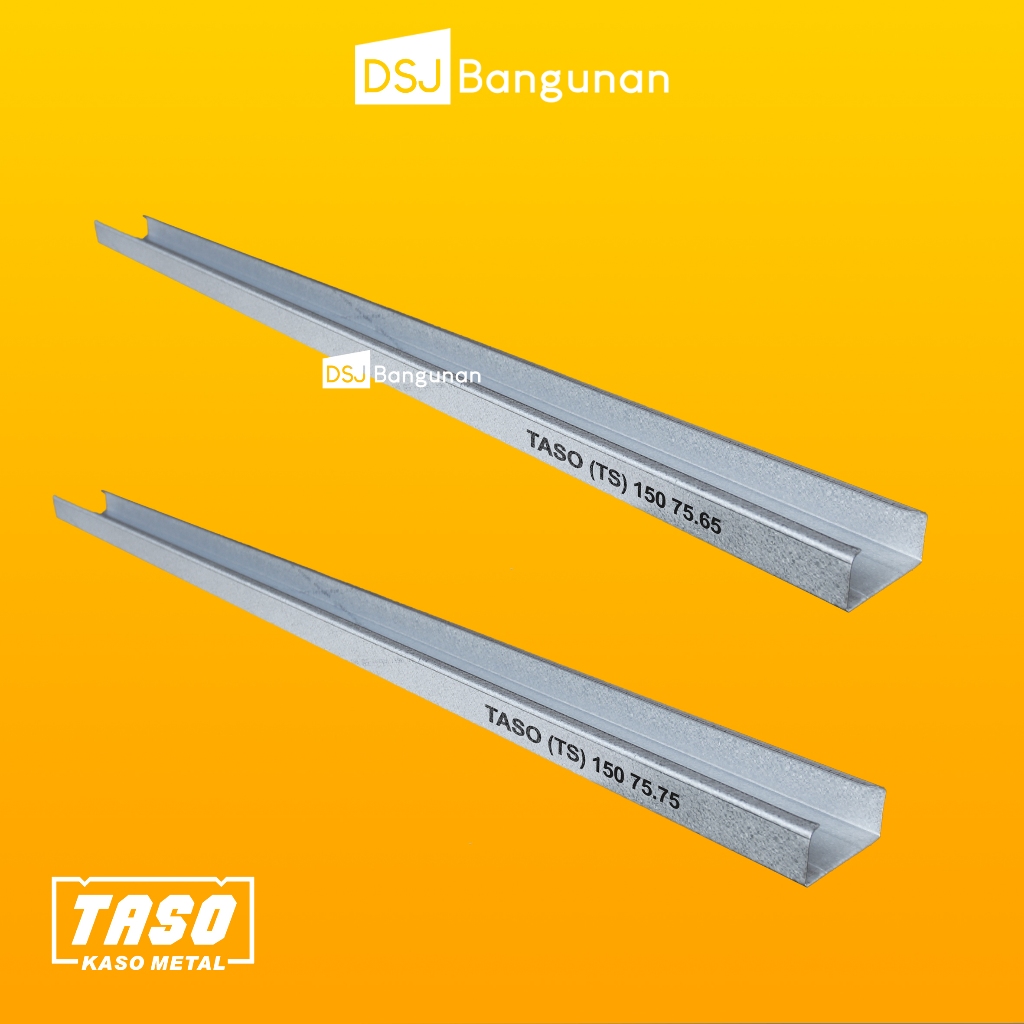 Taso Canal Rangka Baja Ringan 75x75 | 75x65