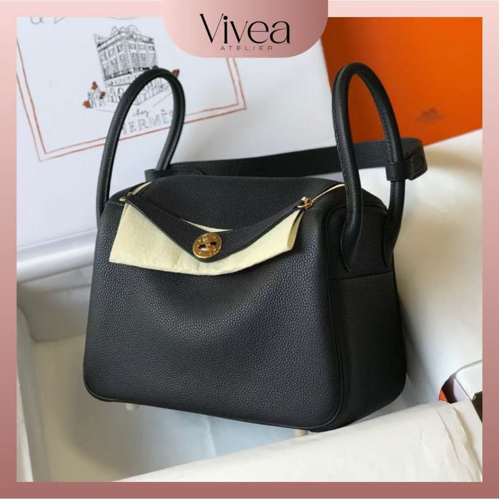 Pre Order Tas Lindy 26cm – Kulit Togo Premium Jahitan Lilin Handmade Desain Elegan dan Kapasitas Bes