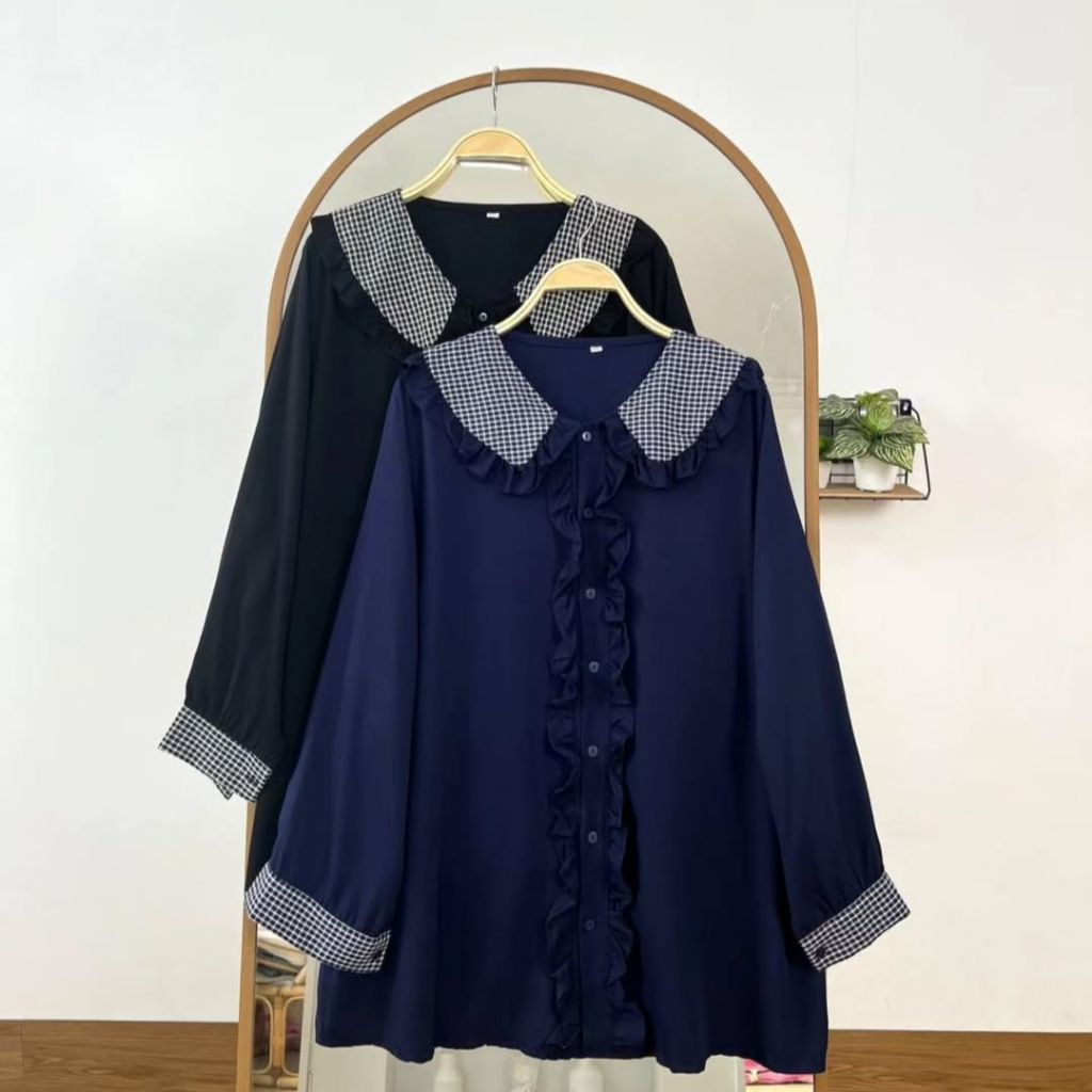 Atasan Wanita Jumbo LD 130 140 150 Baju Ukuran Besar Big Size Plus Size