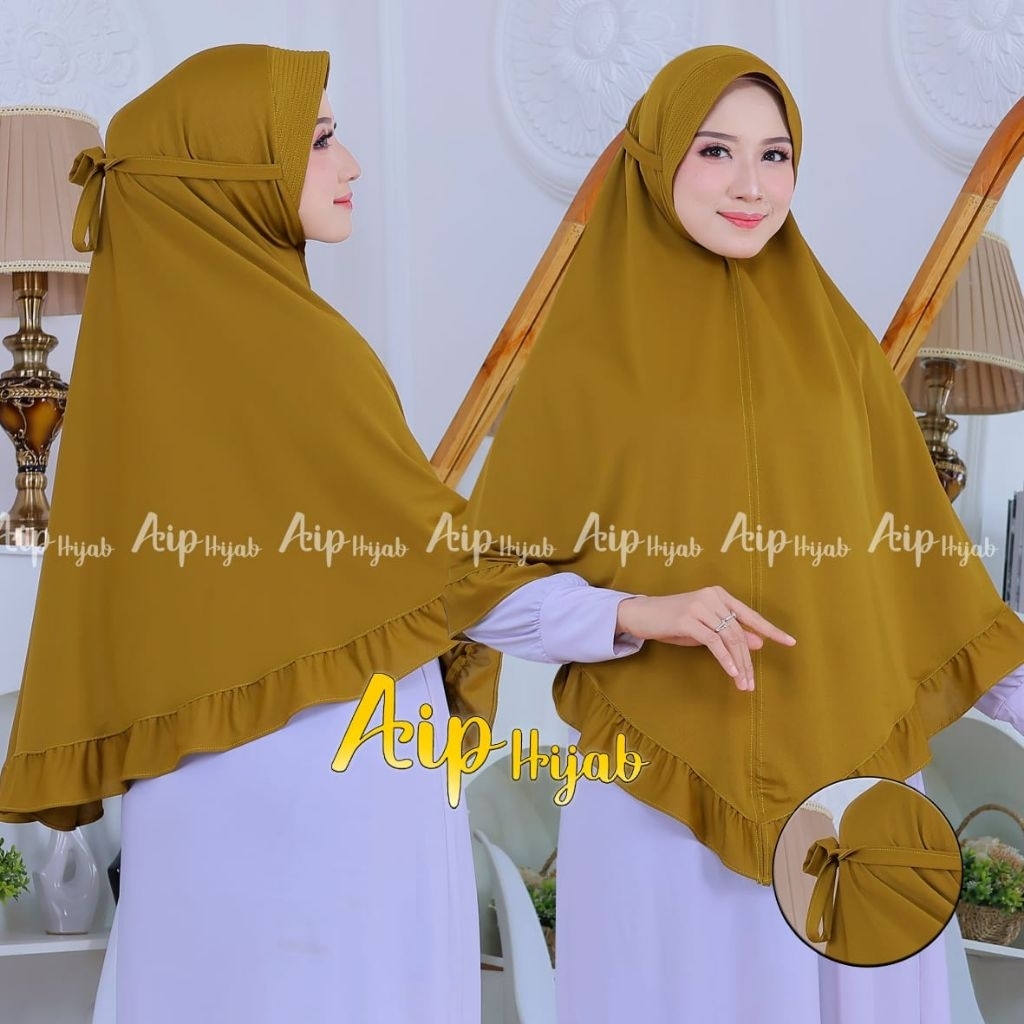 jilbab instan tali jumbo murah aip hijab
