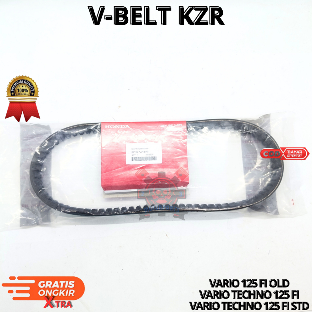 V-BELT ASSY UNTUK MOTOR VARIO 125 FI OLD VARIO TECHNO 125 FI VARIO TECHNO 125 FI STD AHM BERKUALITAS