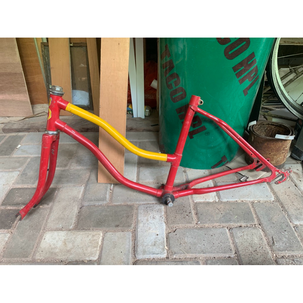 frame fork sepeda lowrider lady