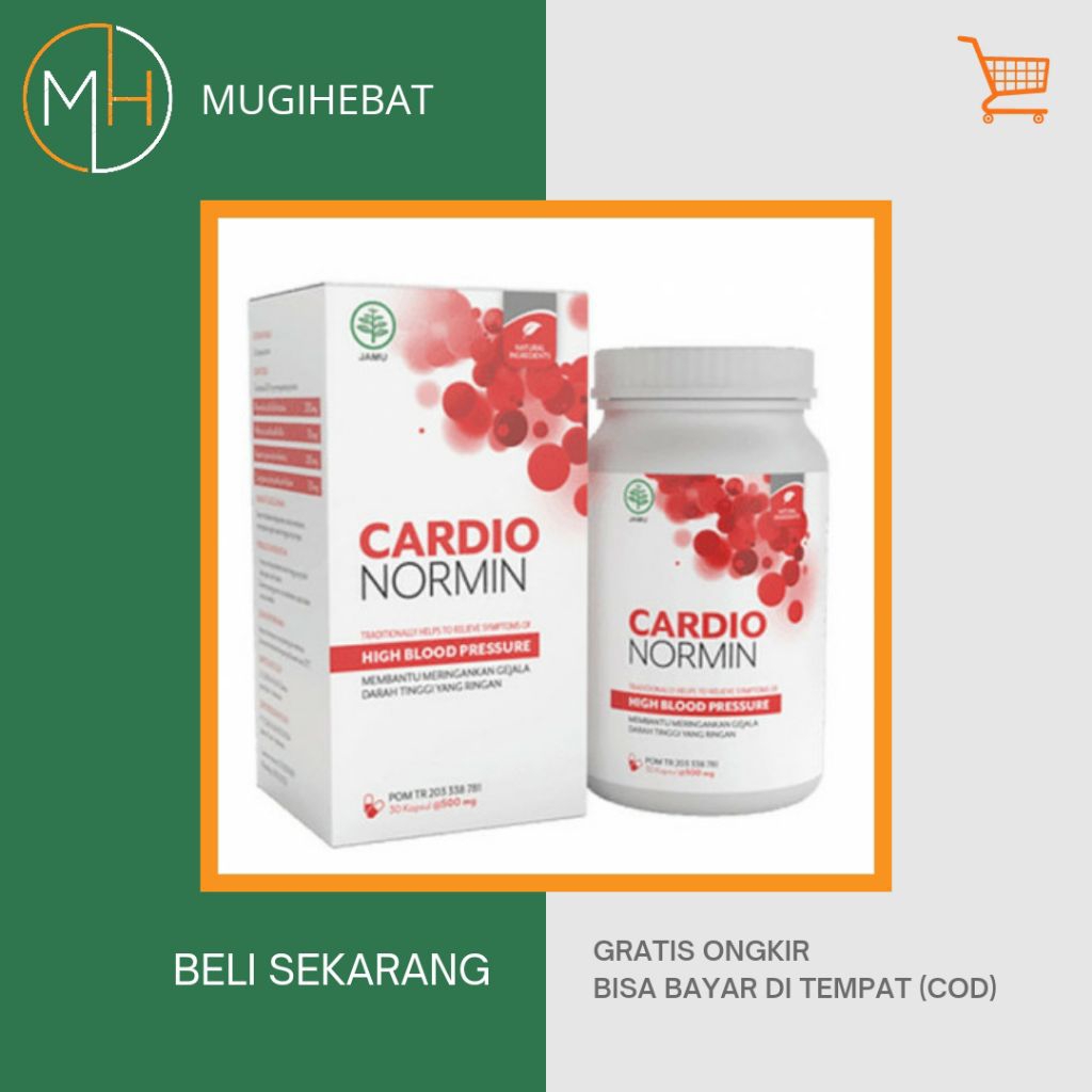 Cardionormin Asli Original Suplemen Kesehatan Jantung