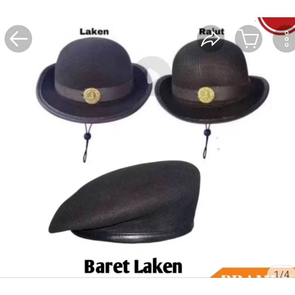 topi Boni wanita topi Boni laken topi kabaret pria topi Pramuka bon topi Pramuka kabret topi sekolah