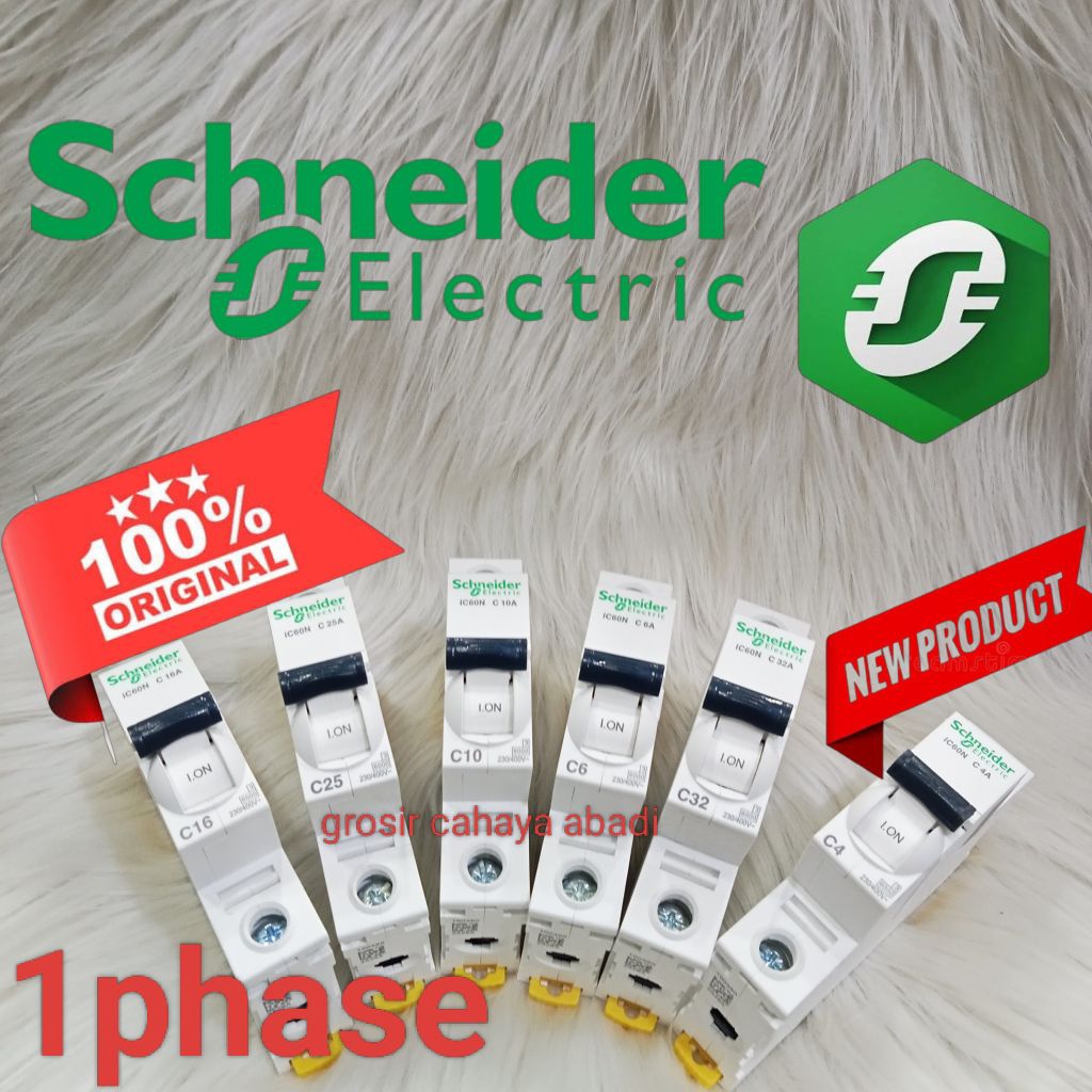 mcb Schneider 25a 1p Acti9 ic60n A9F741025 1phase 25ampere MCB Schneider 1phase original MCB Schneid