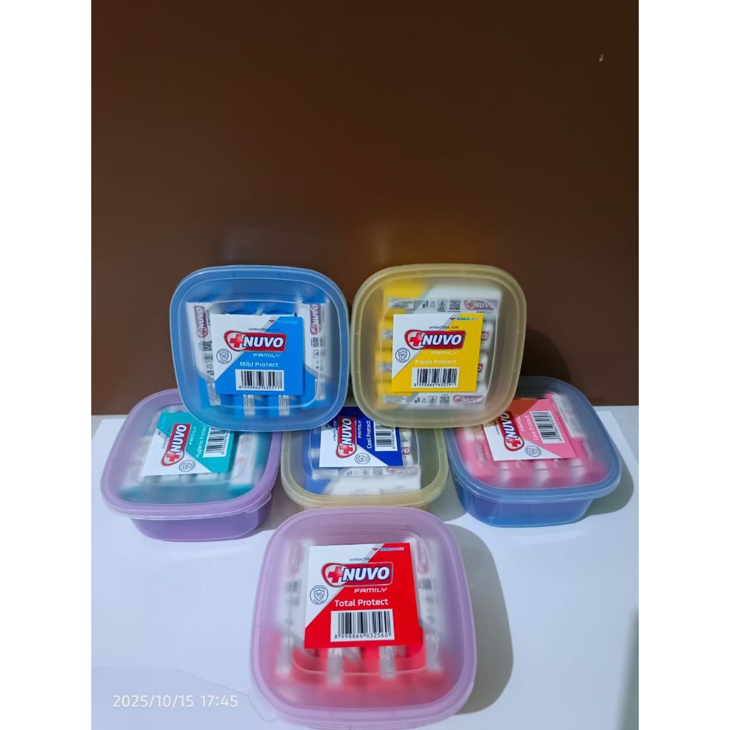 NUVO Sabun Batang 72gr paket isi 4pcs free tepak