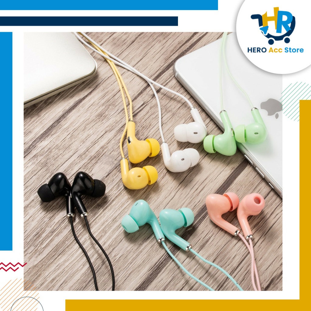 KZ 104 Headset Macaron Super Bass Headset kabel Headset murah Headset macaron Headset music angel