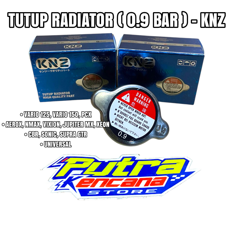 TUTUP AIR COOLANT TUTUP RADIATOR 0.9 BAR - UNIVERSAL KE SEMUA MOTOR, VARIO, PCX, VIXION, CBR, SONIC,
