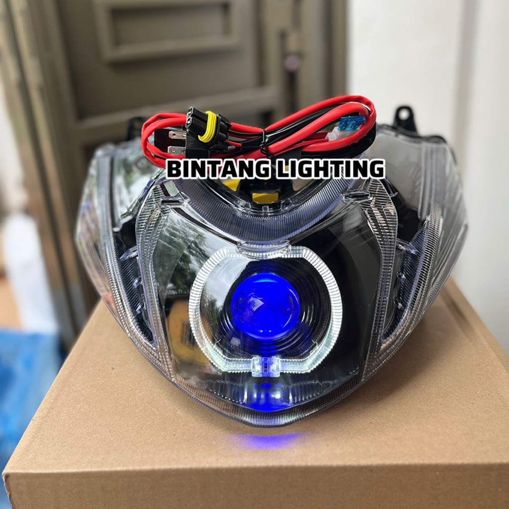 Reflektor Set Lampu Biled Mio M3 Mio S 125 Set Relay tingga pasang