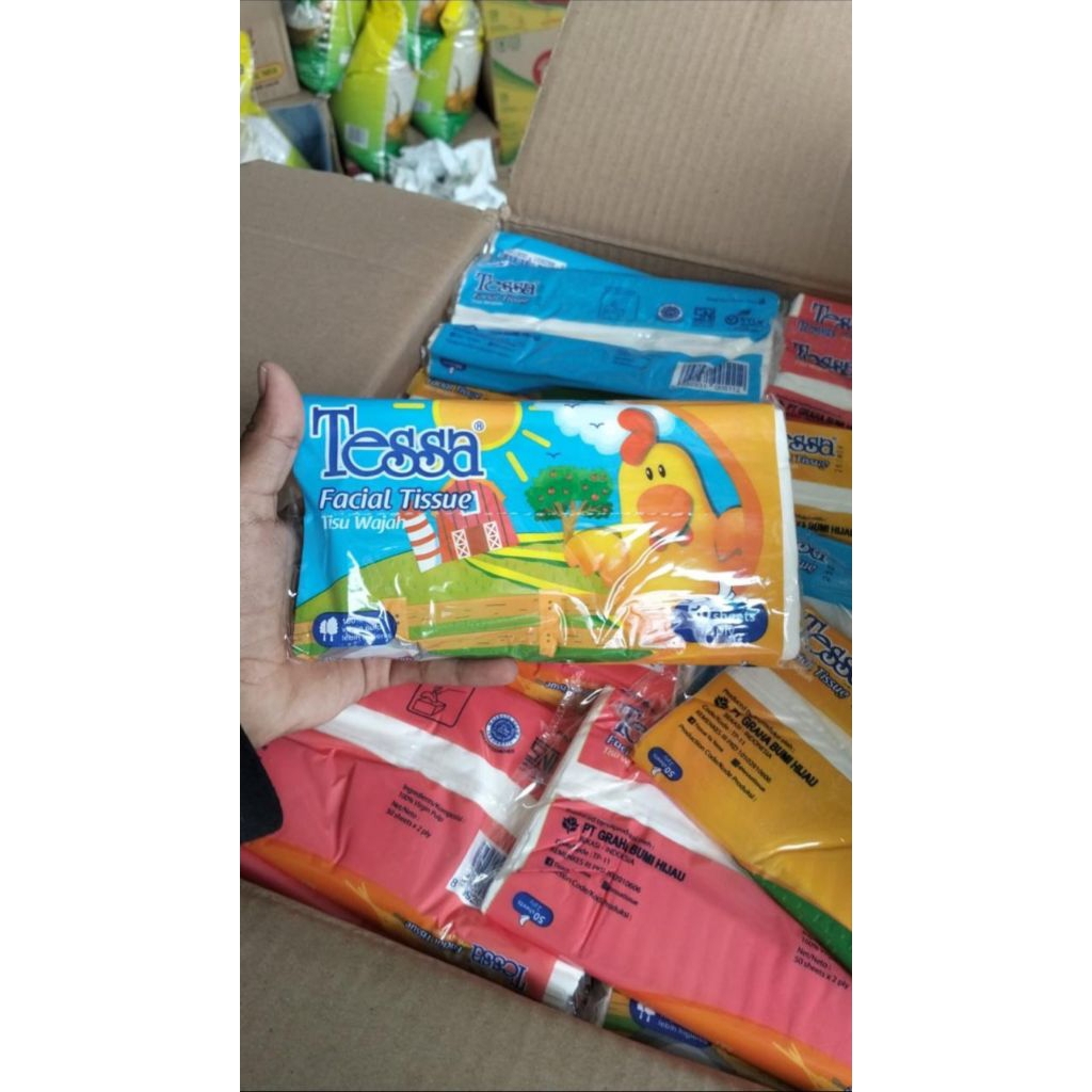 Tisu Tessa 50@sheet /karton