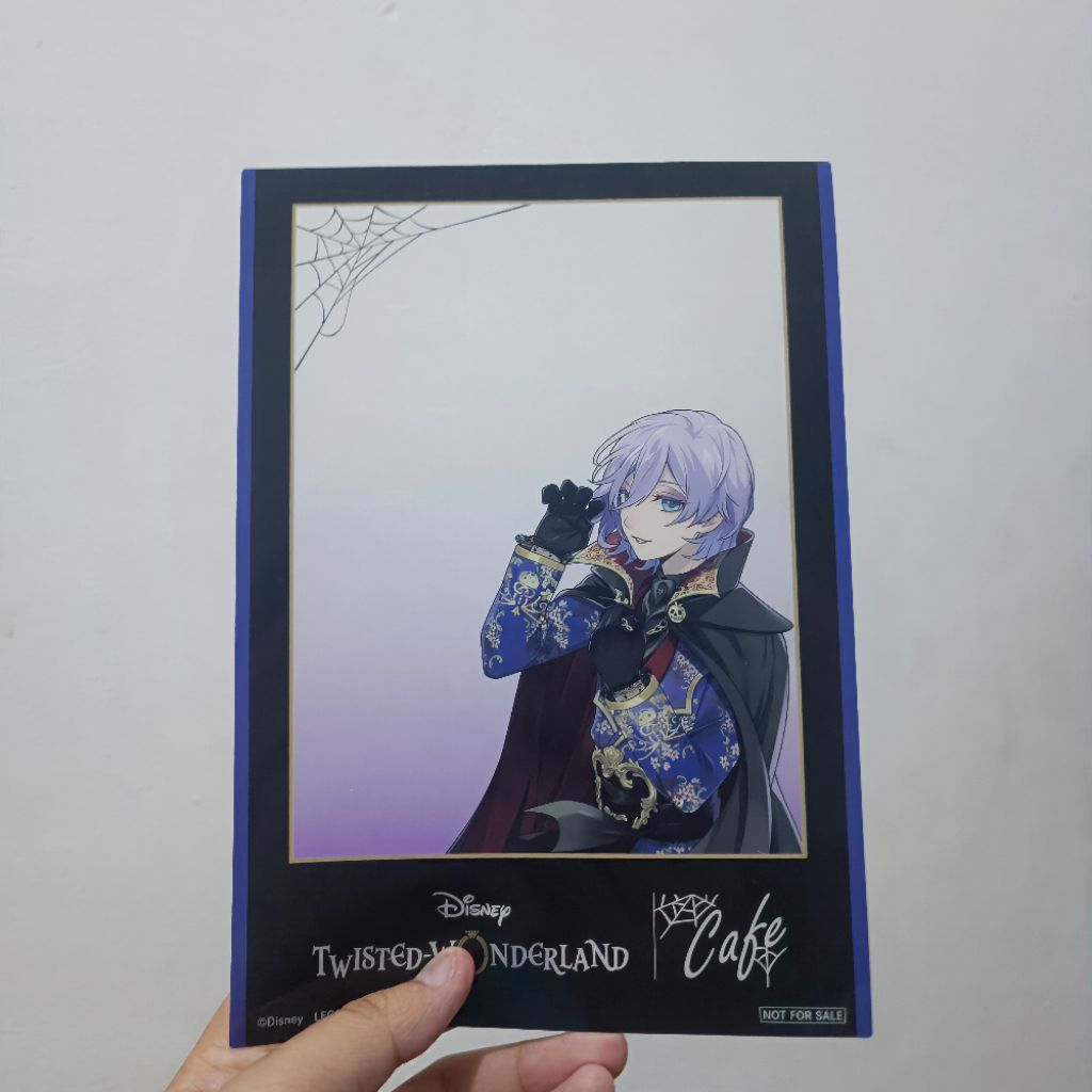 TWISTED WONDERLAND Official Clear Postcard Epel Felmier Halloween