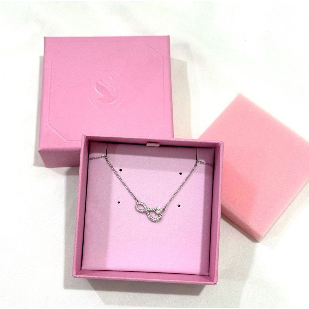 BRAND NEW SWAROVSKI INFINITY NECKLACE / Kalung Swarovski Infinity