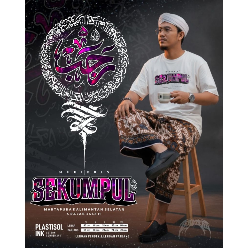 kaos haul sekumpul 2025 terbaru warna putih