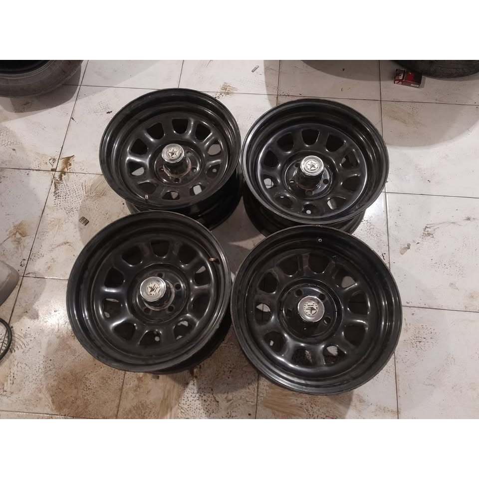 VELG MOBIL RACING HSR MOKUPO RING 16 LEBAR 8 LUBANG BAUT PCD 5X114 PELEK
