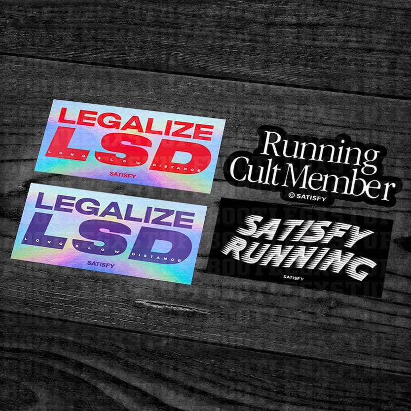 SATISFY - Sticker Hologram SATISFY RUNNING  (BOOTLEG)