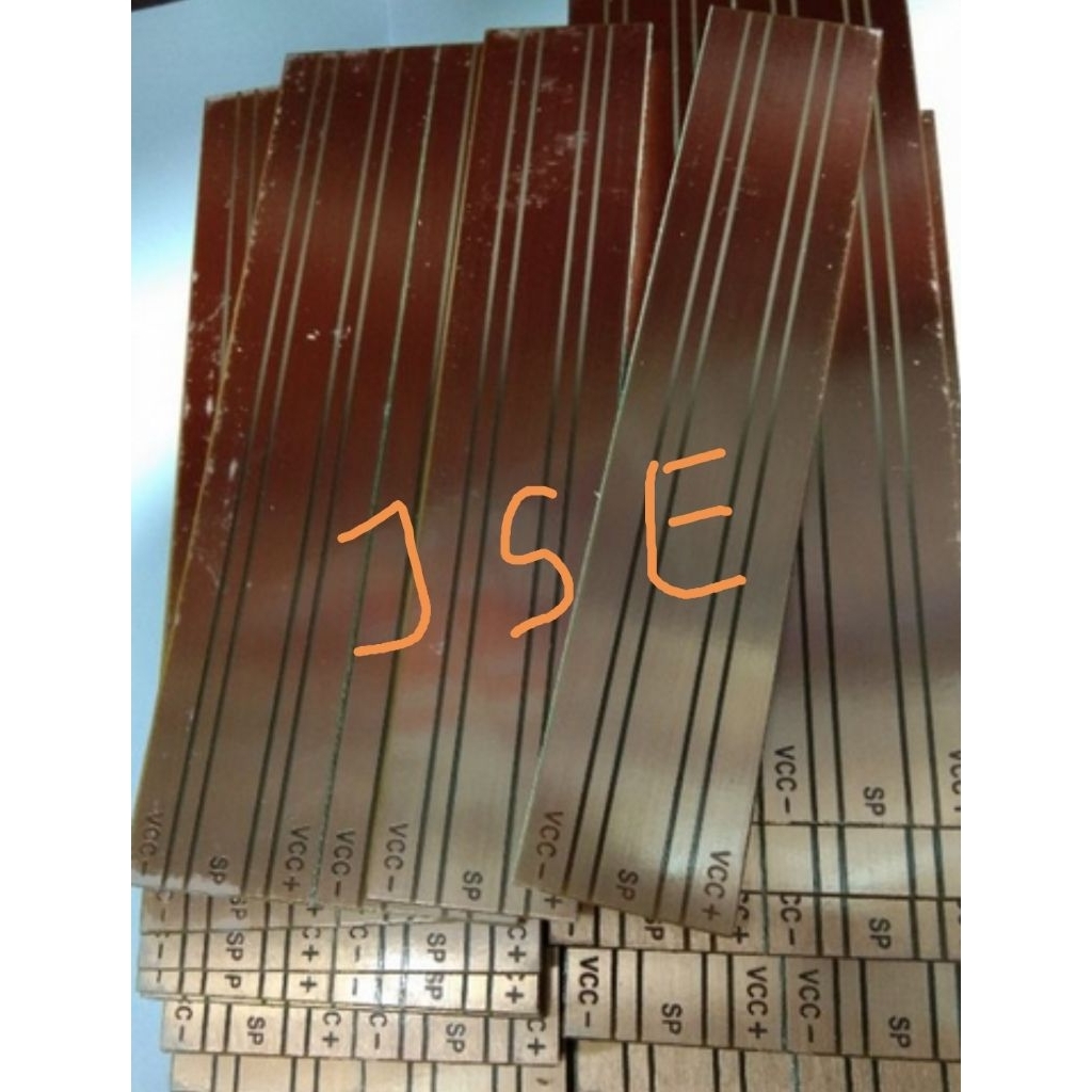 PCB POLOS LAJUR UNTUK TRANSISTOR FINAL PANJANG 20 CM