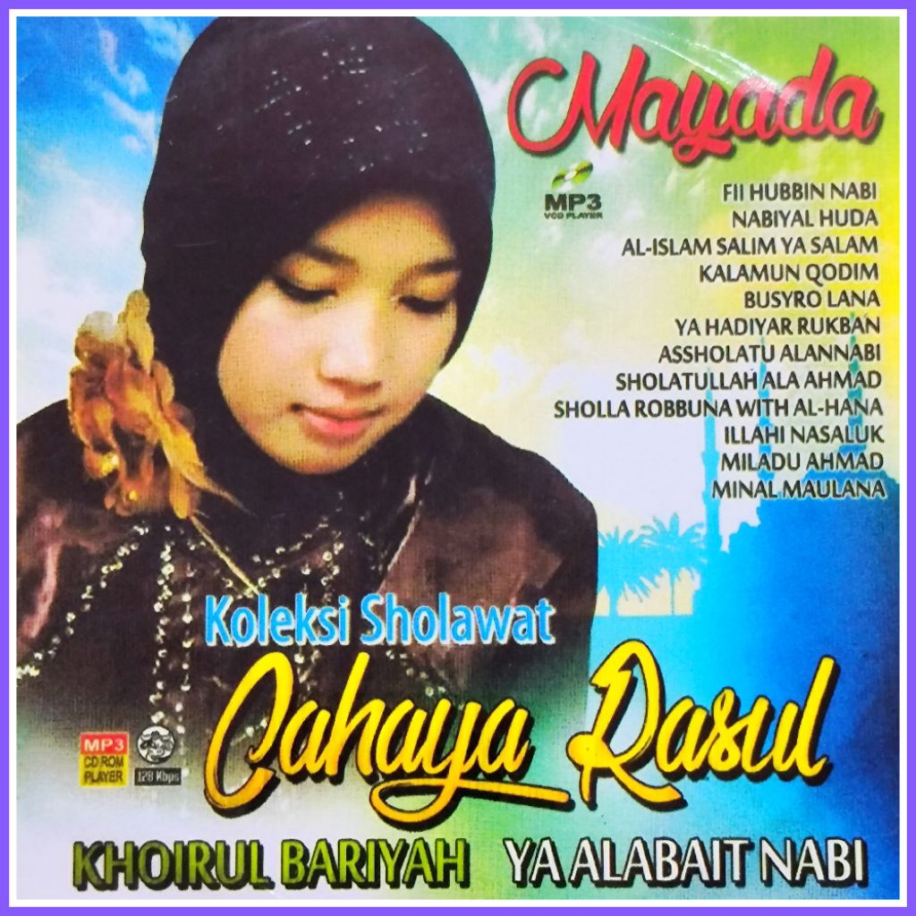 Kaset MP3 Audio 180 Lagu Religi Islami Sholawat Cahaya Rasul - Sulis - Mayada Album Pilihan Lengkap