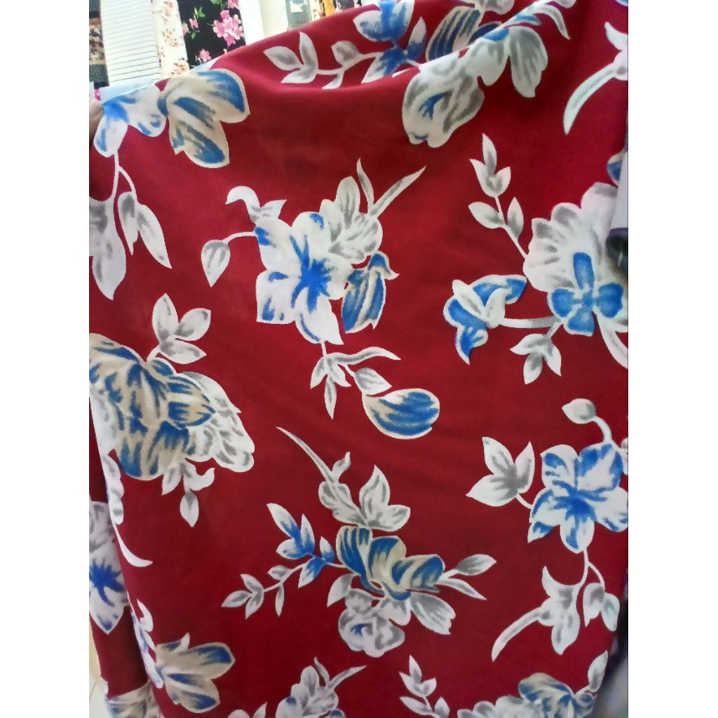 Kain/Bahan wolpis motif meteran//Bahan wolpeach kwalitas premium//Kain wolfis motif meteran(WK24)